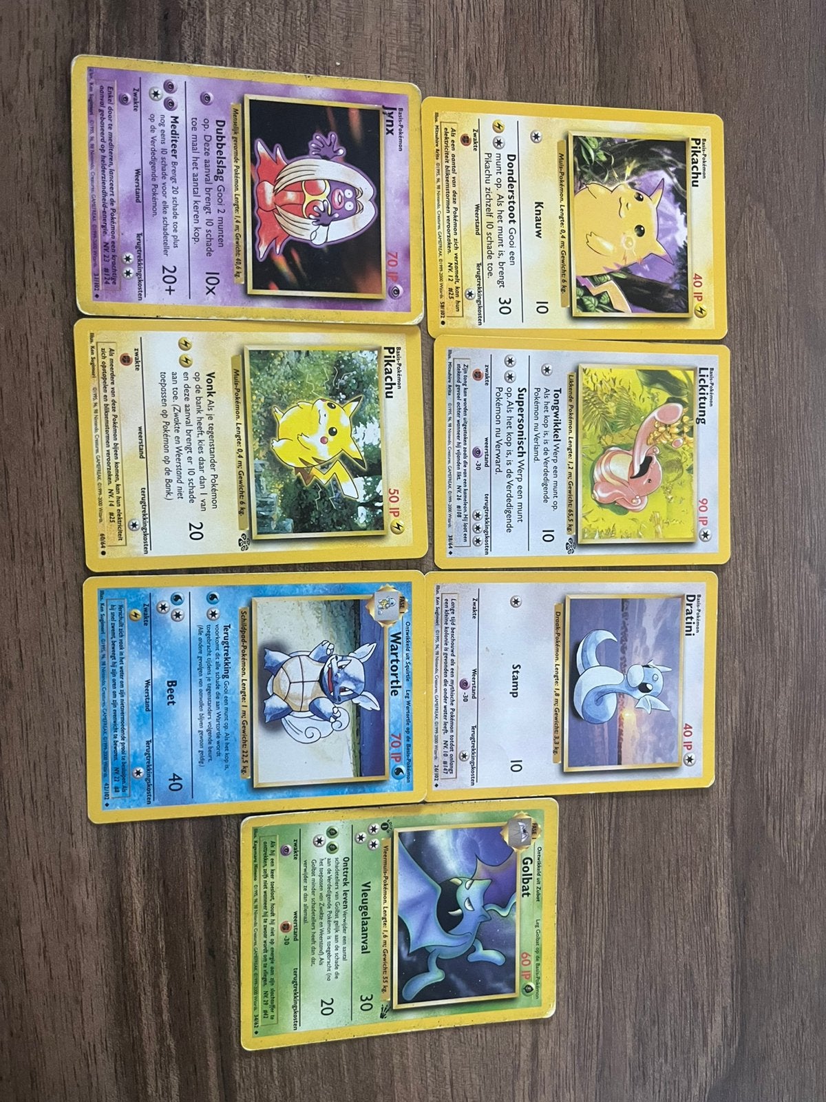 Pokemon Base-set NL kaarten, Verzenden, Gebruikt, Meerdere kaarten