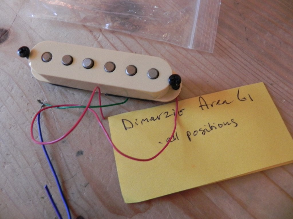 Dimarzio Area 61 dp416 single coil, Ophalen of Verzenden, Drums of Percussie