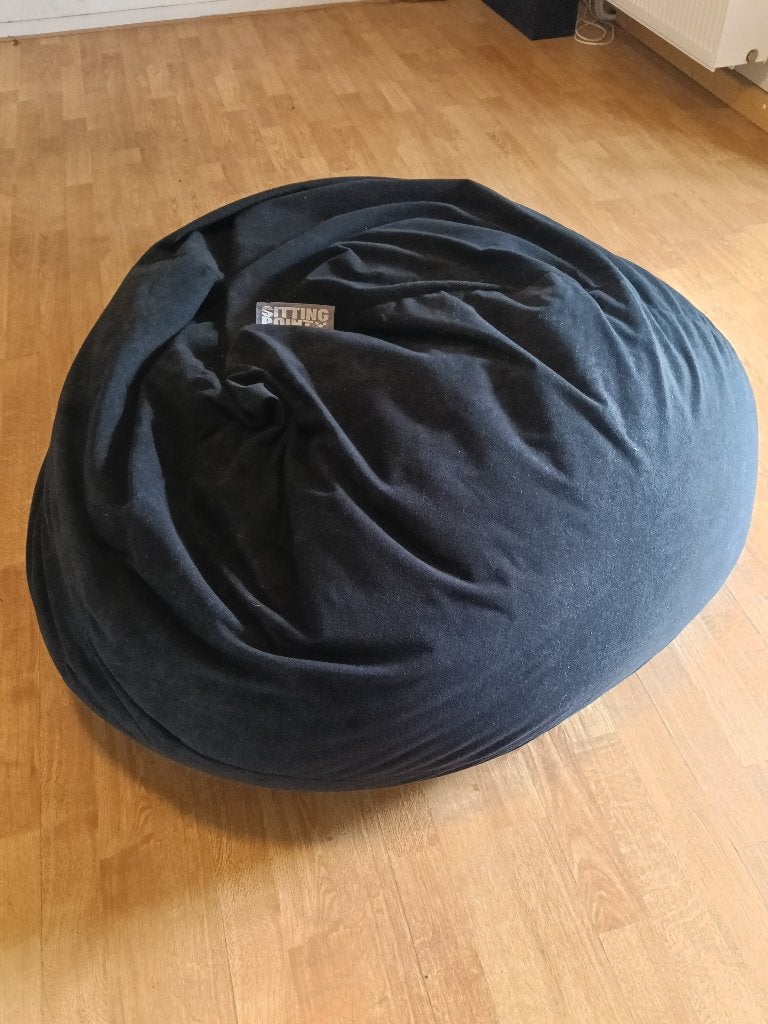 Zitzak, Huis en Inrichting, Zitzakken, Ophalen, Zo goed als nieuw, Zwart, Zitzak