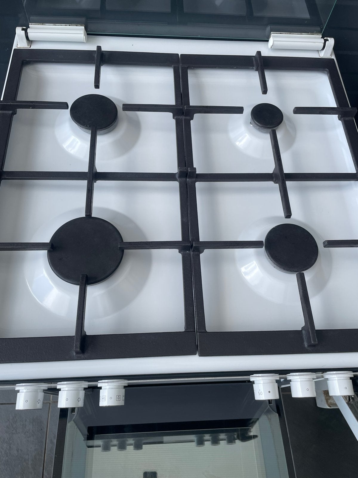 Siemens Vrijstaand Gasfornuis met 3D Oven - Wit, Witgoed en Apparatuur, Fornuizen, Ophalen, Hete lucht, 60 cm of meer, 4 kookzones