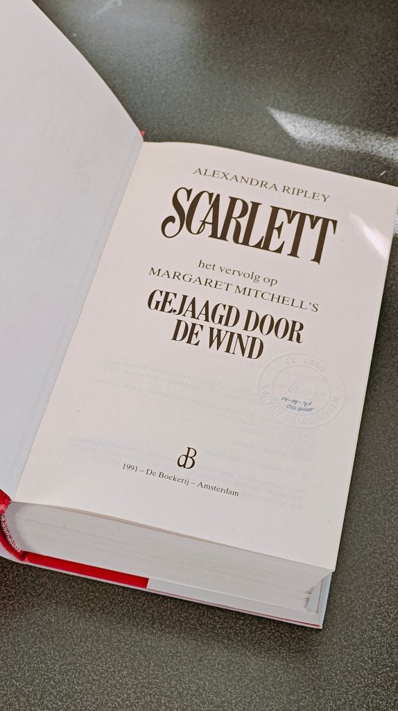 Scarlett - Alexandra Ripley vervolg op Gejaagd door de Wind, Ophalen of Verzenden, Zo goed als nieuw, Alexandra ripley