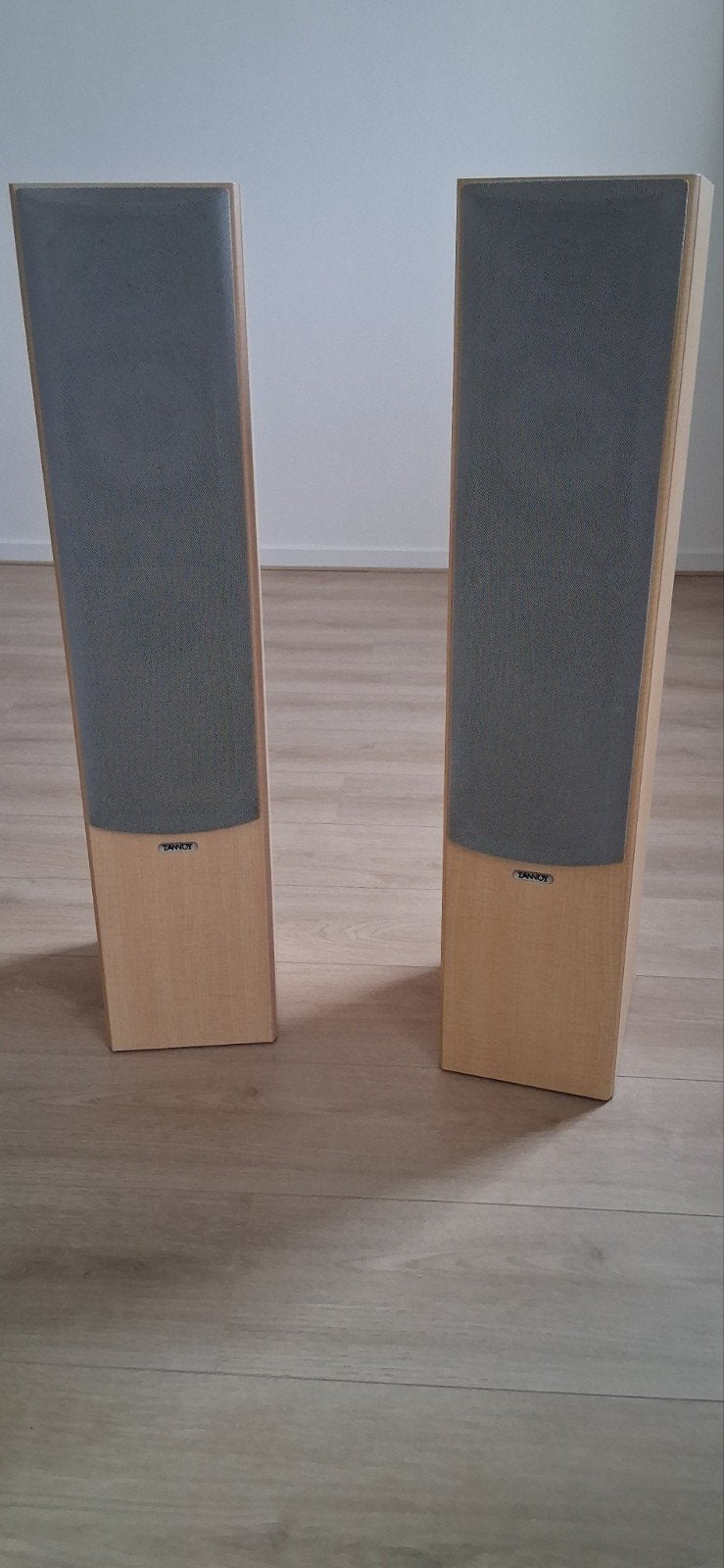 Tannoy Mercury MX3 - Light Maple Vloerstaande Speakers, Gebruikt, 120 watt of meer, Front, Rear of Stereo speakers, Ophalen