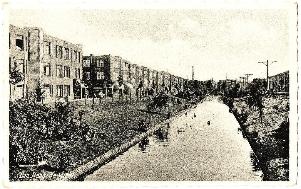 Den Haag 069; de Mient, ongelopen, v.d.Hoek, richtprijs 4,00, Verzenden, 1940 tot 1960, Ongelopen, Zuid-Holland