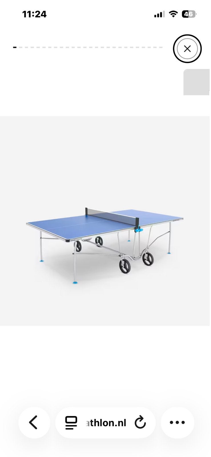 Pongori buiten tafeltennis tafel in goede staat, Ophalen, Zo goed als nieuw, Tafel Outdoor
