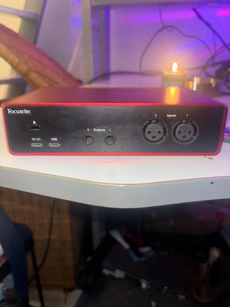 Focusrite Scarlett 2i2 Audio Interface, Ophalen of Verzenden, Gebruikt