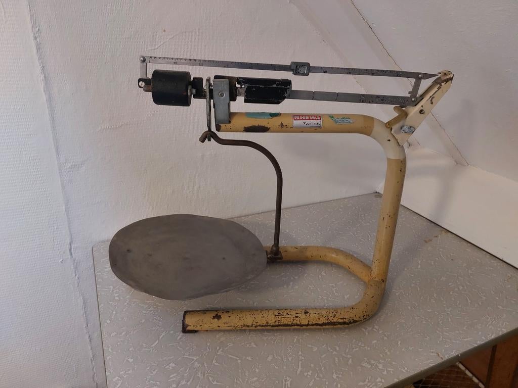 Vintage Rhewa weegschaal - Industrieel design, Ophalen