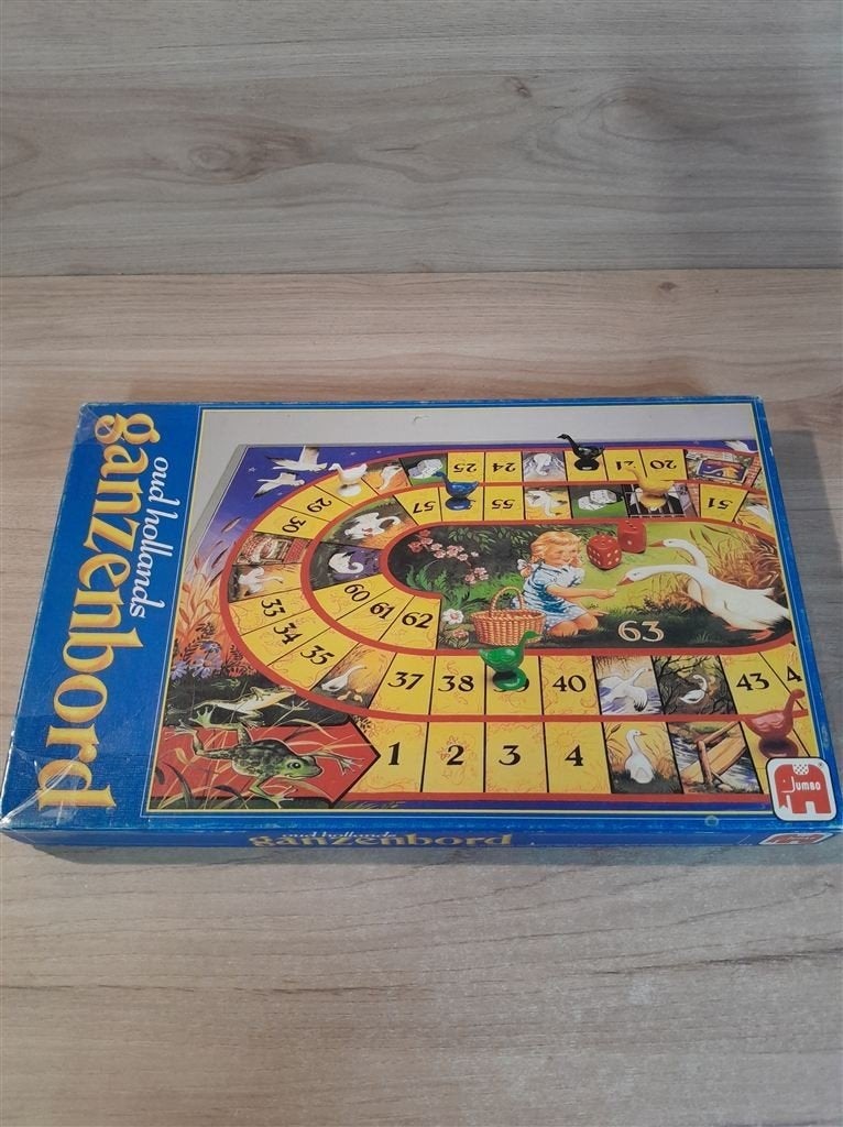 Oud hollands ganzenbord - s6194, Verzenden, Zo goed als nieuw