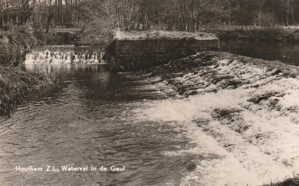 HOUTHEM Waterval in de Geul, Verzenden, 1940 tot 1960, Gelopen, Limburg