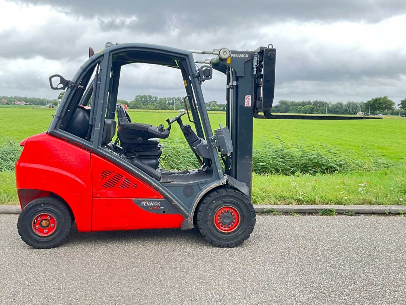 2016 Linde H35T-02 3500KG Lepelversteller Container Vorkheft, Overige aandrijving, Heftruck, Linde
