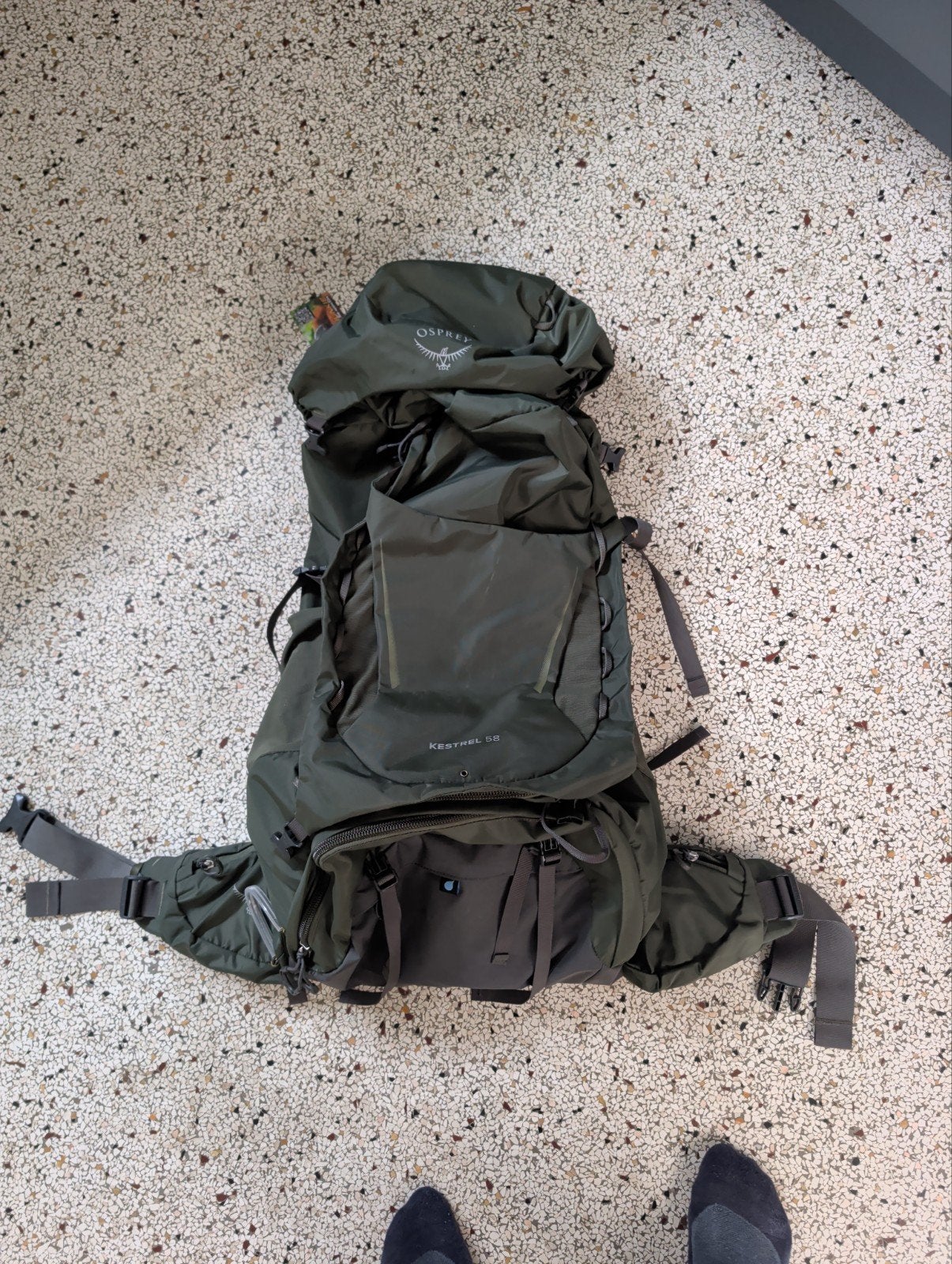 Osprey Kestrel 58 Trekkingrugzak - Zo goed als nieuw, Ophalen, Zo goed als nieuw
