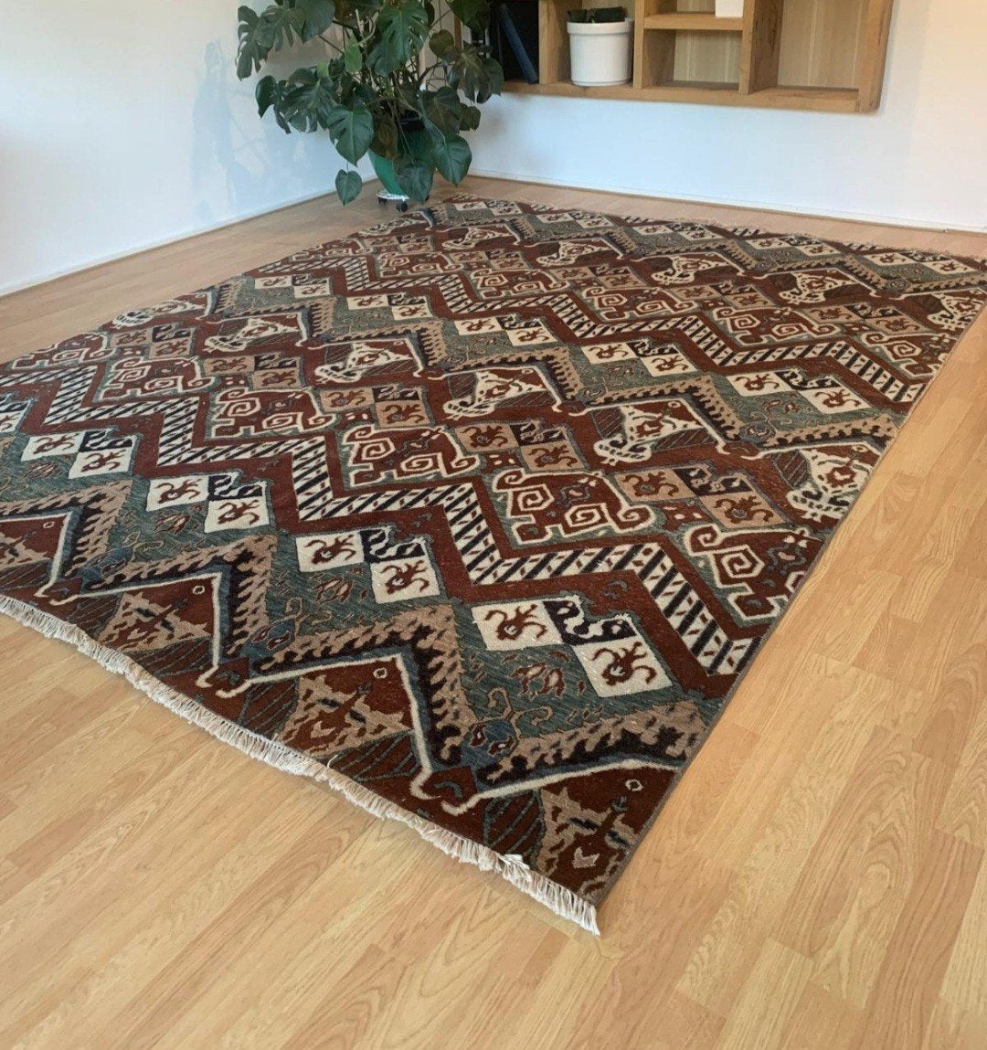 Prachtig handgeknoopt carpet/tapijt, Huis en Inrichting, Stoffering | Tapijten en Kleden, Ophalen, Rechthoekig, 200 cm of meer