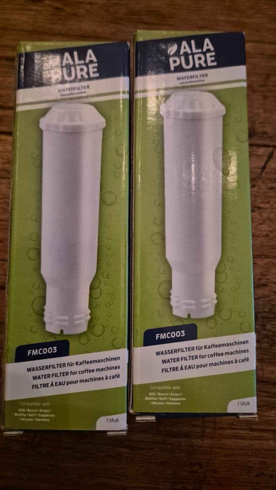 ALA PURE Waterfilter FMC003 voor koffiemachines (2 stuks), Overige typen, Kunststof, Nieuw, Ophalen of Verzenden