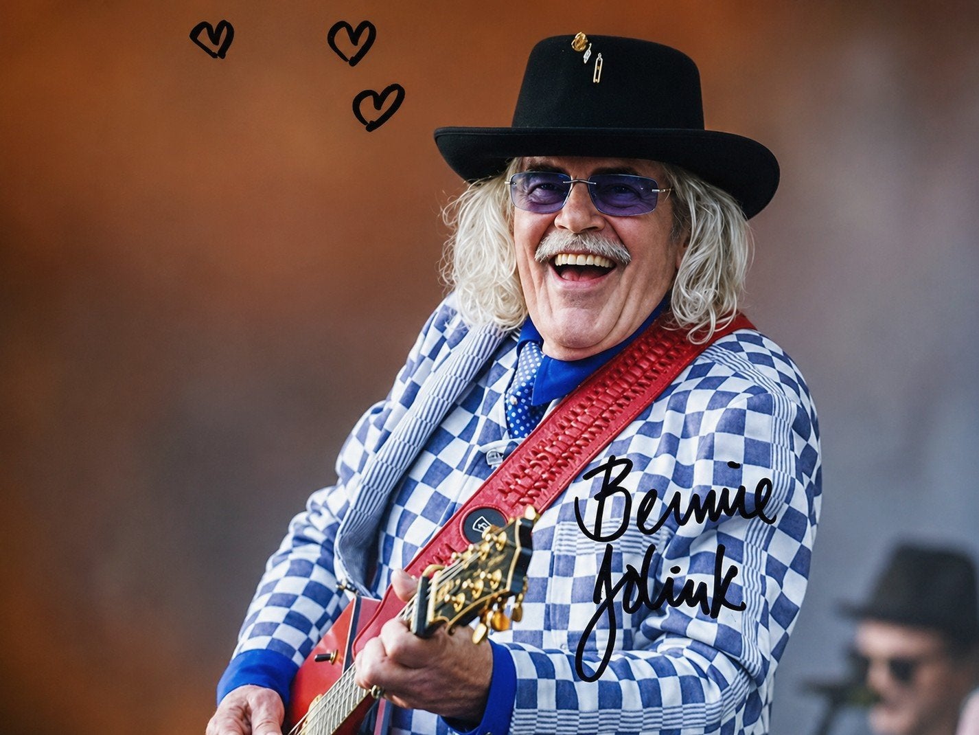 Foto Bennie Jolink met Handtekening Gesigneerd NORMAAL, Verzenden, Zo goed als nieuw, Foto of Kaart, Gesigneerd