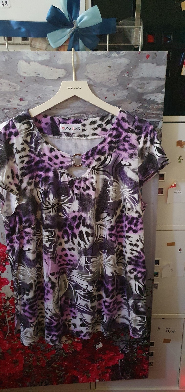 mona Lisa tuniek  mt 46, Kleding | Dames, Verzenden, Nieuw, Paars, Blouse of Tuniek
