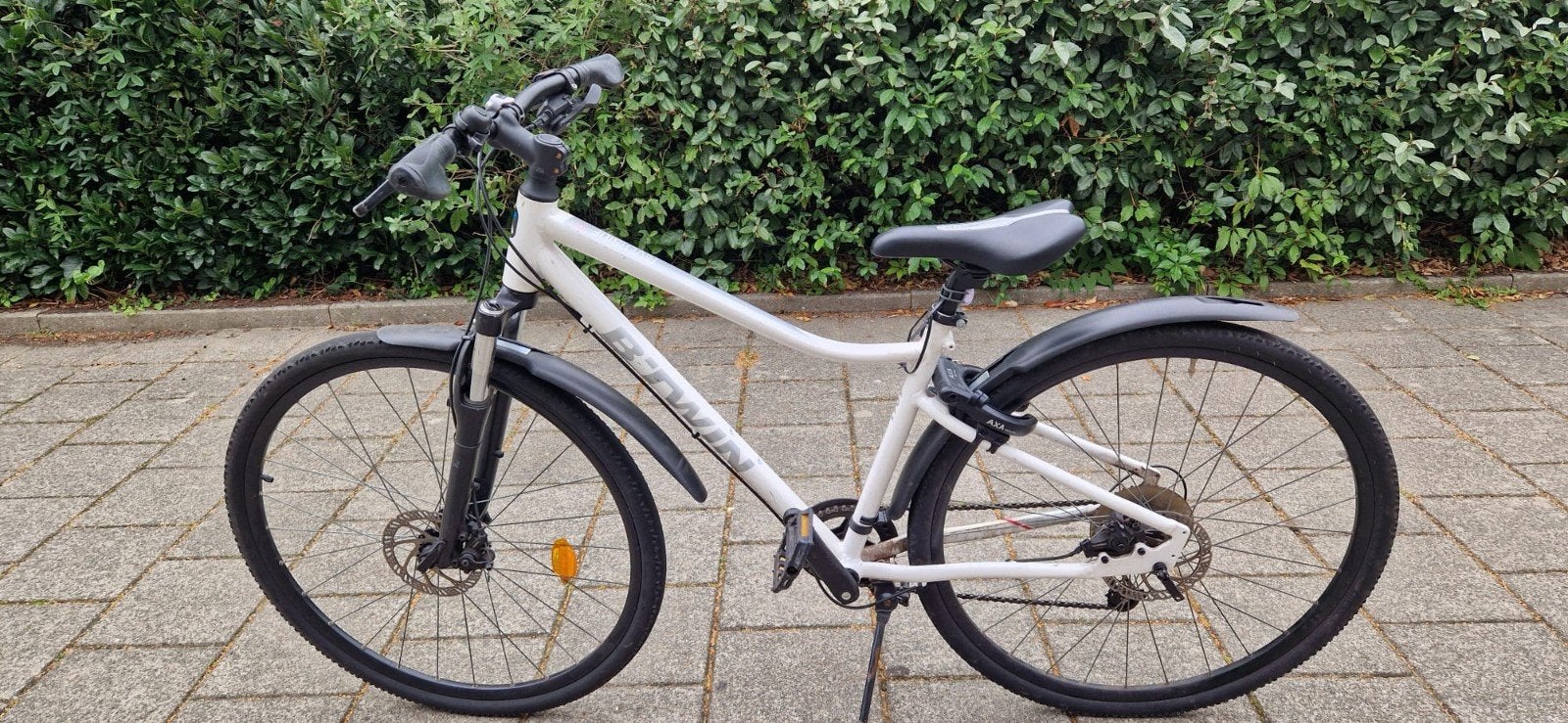 B'Twin Riverside 500 Heren Sportfiets, Gebruikt, Heren, 45 tot 49 cm, Ophalen