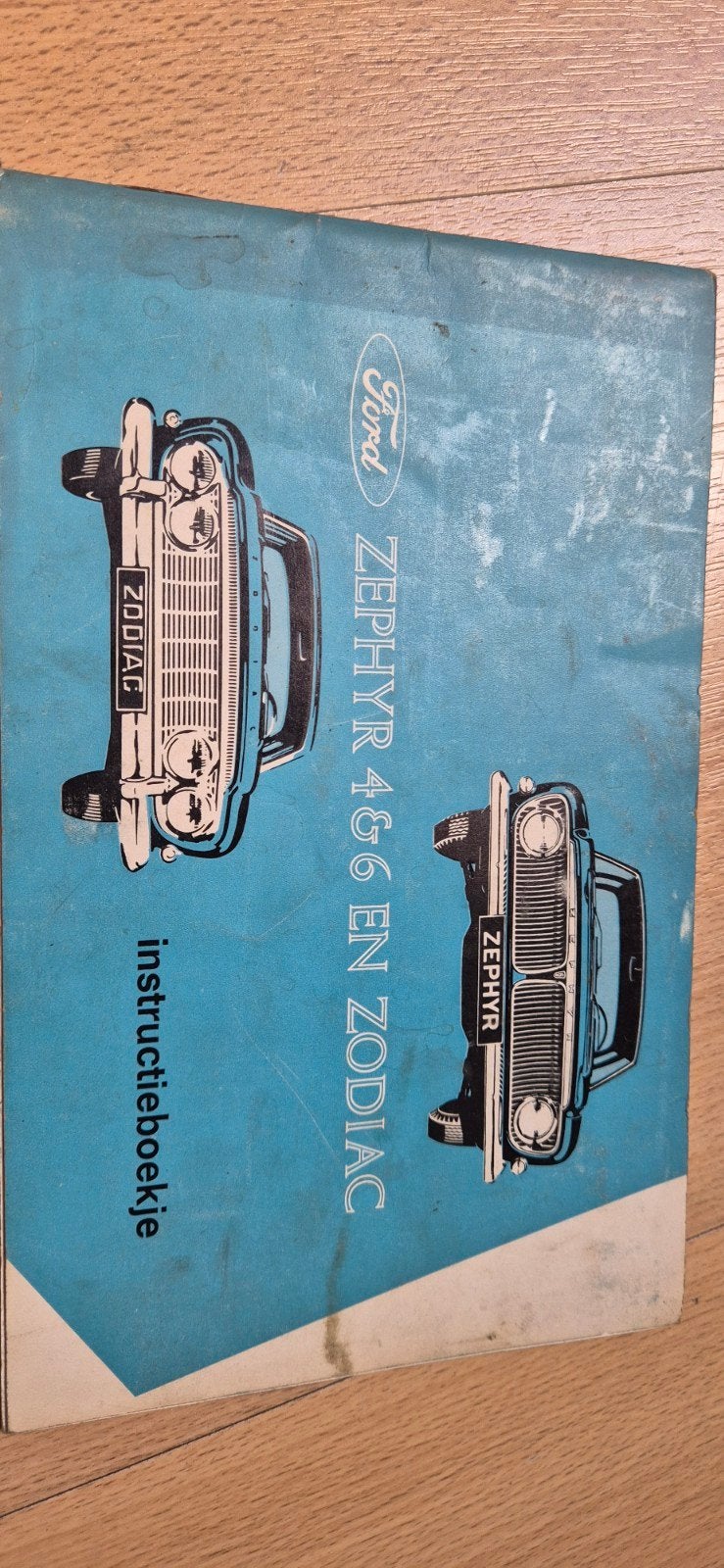 handleiding boekje voor Ford Zephyr en Zodiac, Ophalen of Verzenden