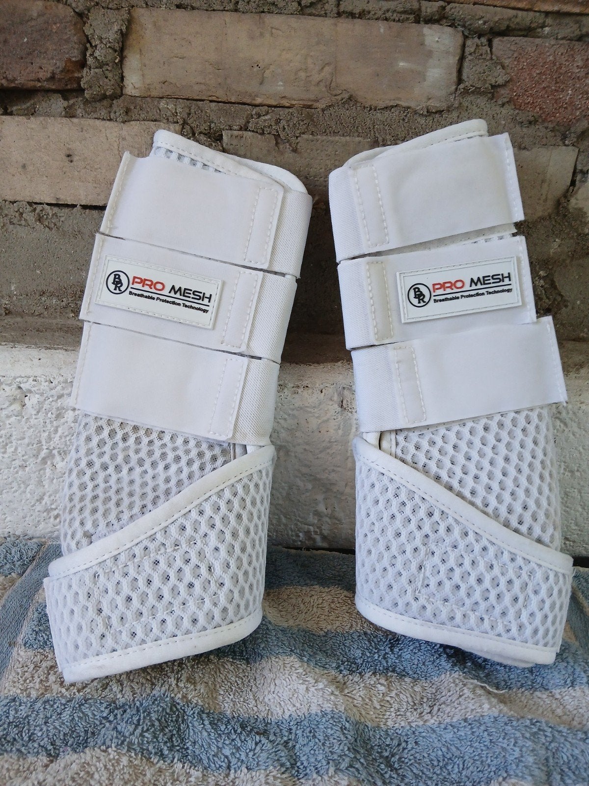 BR Beenbeschermers Pro Mesh Flex Snow White  L, Ophalen of Verzenden, Nieuw