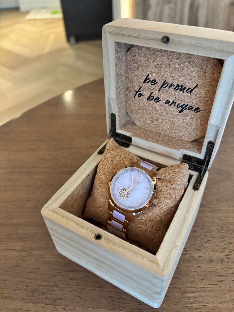 Holzkern Kaleidoscopic Horloge, Overige merken, Overige materialen, Polshorloge, Overige materialen