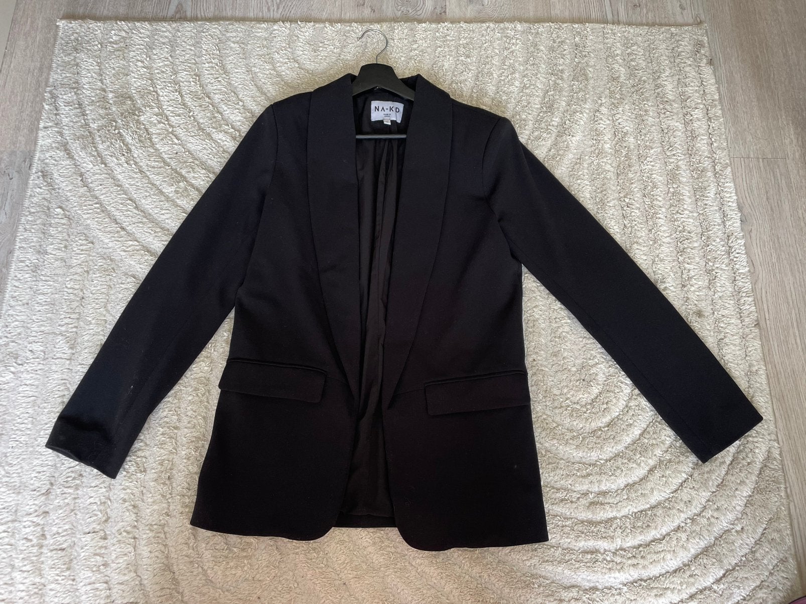 Blazer Zwart NA-KD, Ophalen of Verzenden, Zo goed als nieuw, Zwart