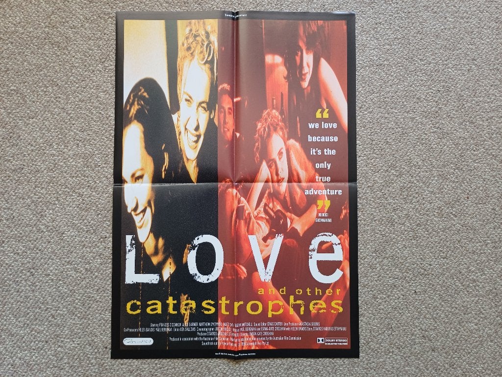 LOVE   AND   OTHER   CATASTROPHES      filmposter., Verzamelen, Rechthoekig Staand, Verzenden, Nieuw, A1 t/m A3