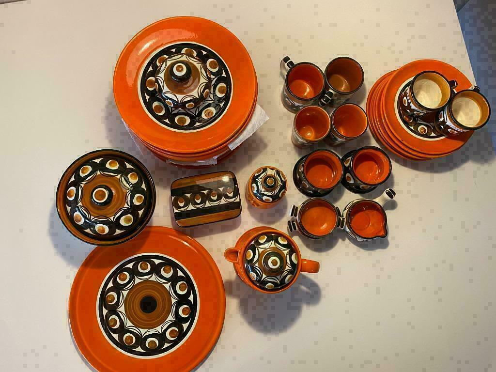 Vintage Schramberg Sambesi servies 34 delig jaren 60, Huis en Inrichting, Keuken | Servies, Ophalen of Verzenden, Gebruikt, Aardewerk