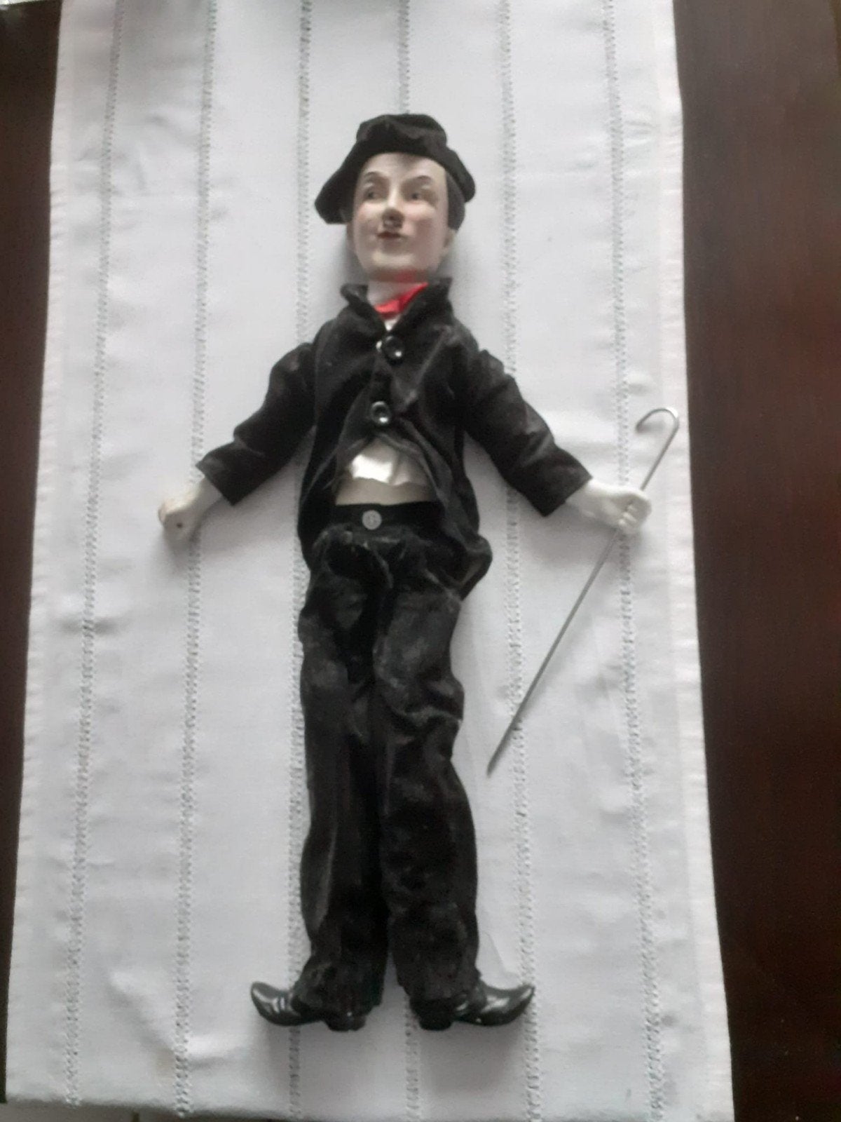 Charlie chaplin pop 60 cm groot, Verzamelen, Ophalen of Verzenden, Actiefiguur of Pop