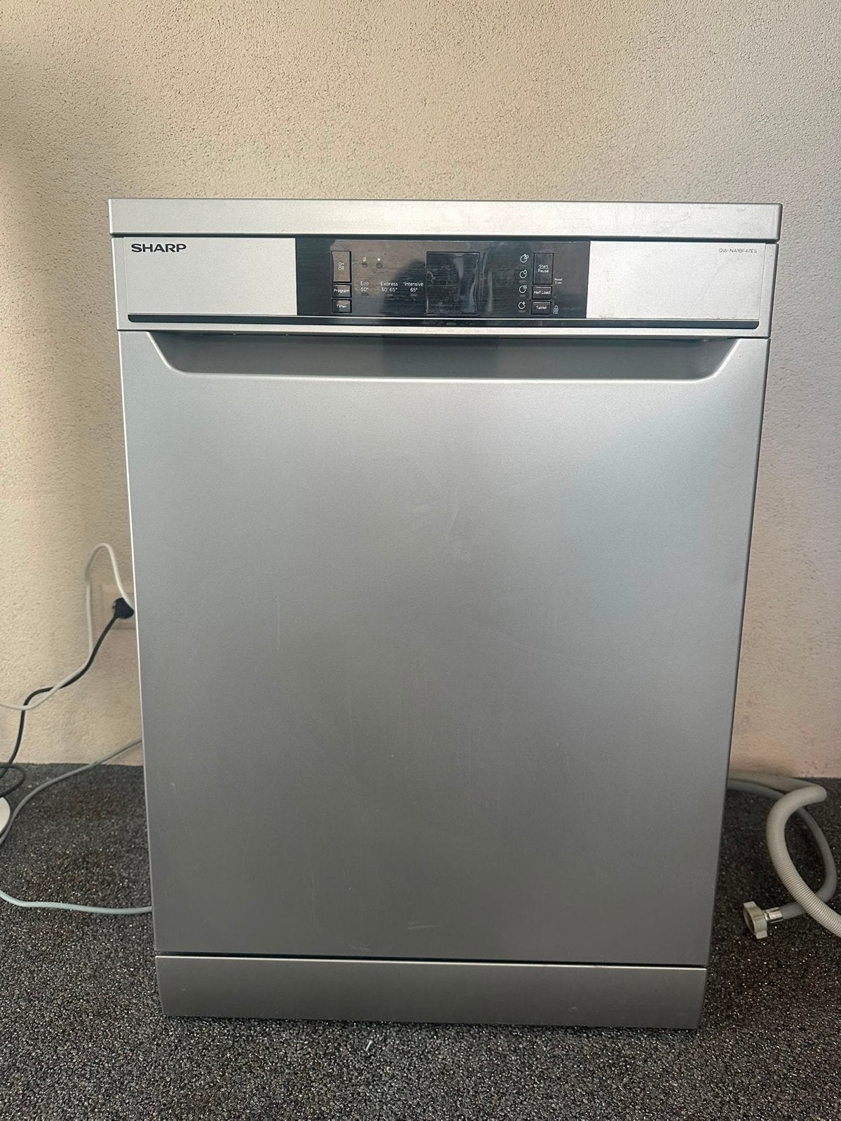 Sharp vaatwasser - Vrijstaand en energiezuinig, Witgoed en Apparatuur, Ophalen, Gebruikt, 60 cm of meer, Energieklasse A of zuiniger