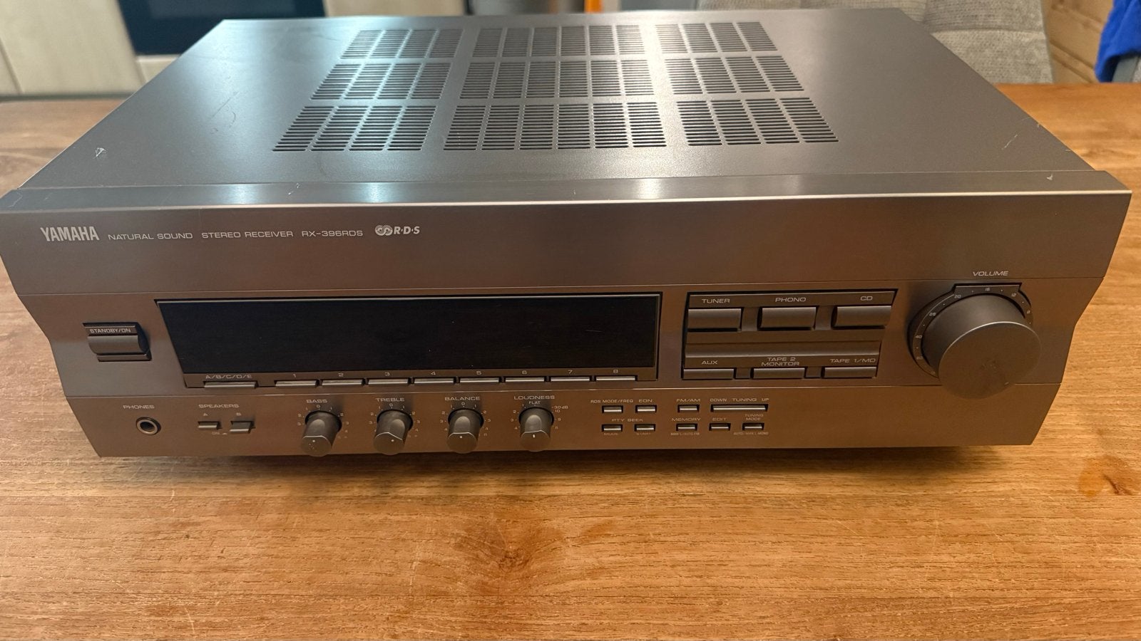 Yamaha Natural Sound Stereo Receiver RX-396RDS, Ophalen, Yamaha, Zo goed als nieuw, 120 watt of meer
