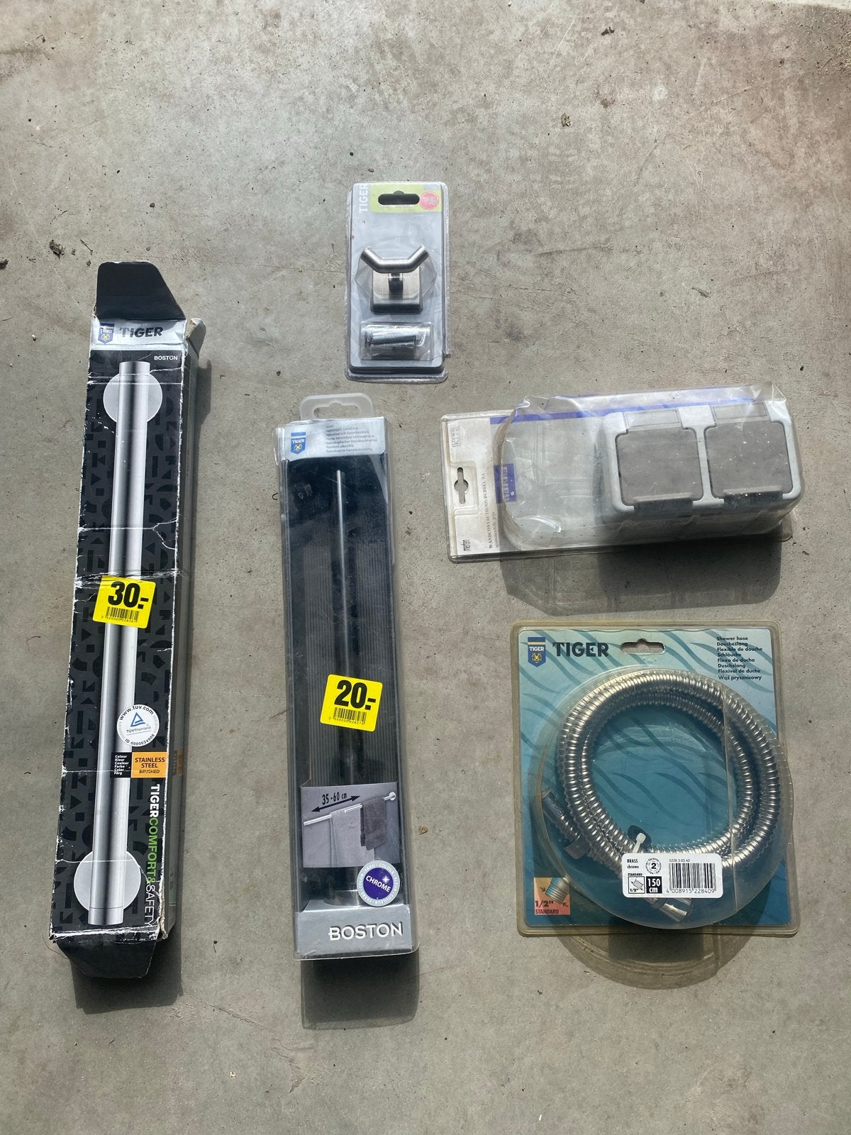 Ruilen: Diverse nieuwe badkameraccessoires Boston, Ophalen, Nieuw, Chroom, Overige typen