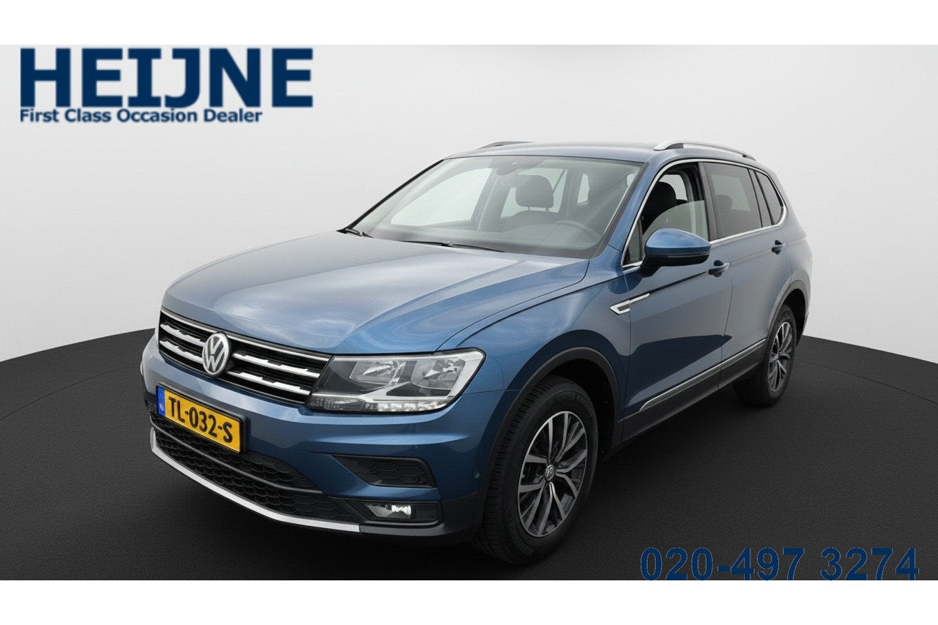 Volkswagen Tiguan Allspace 1.4 TSI 150PK COMFORTLINE 7-PERSO, Euro 6, 4 cilinders, Blauw, 7 stoelen