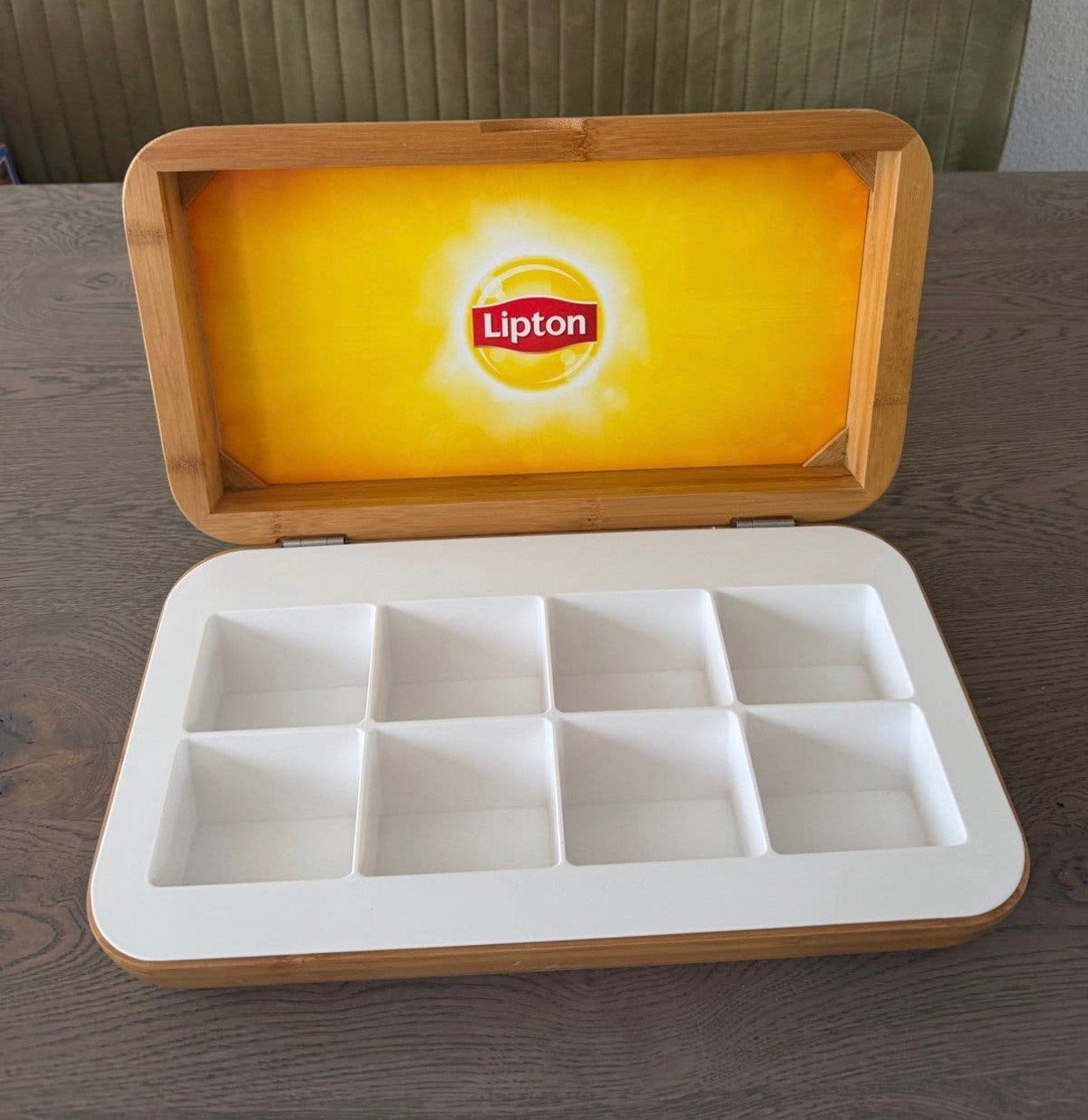 Theedoos Lipton, Huis en Inrichting, Overige materialen, Overige typen, Ophalen of Verzenden, Zo goed als nieuw
