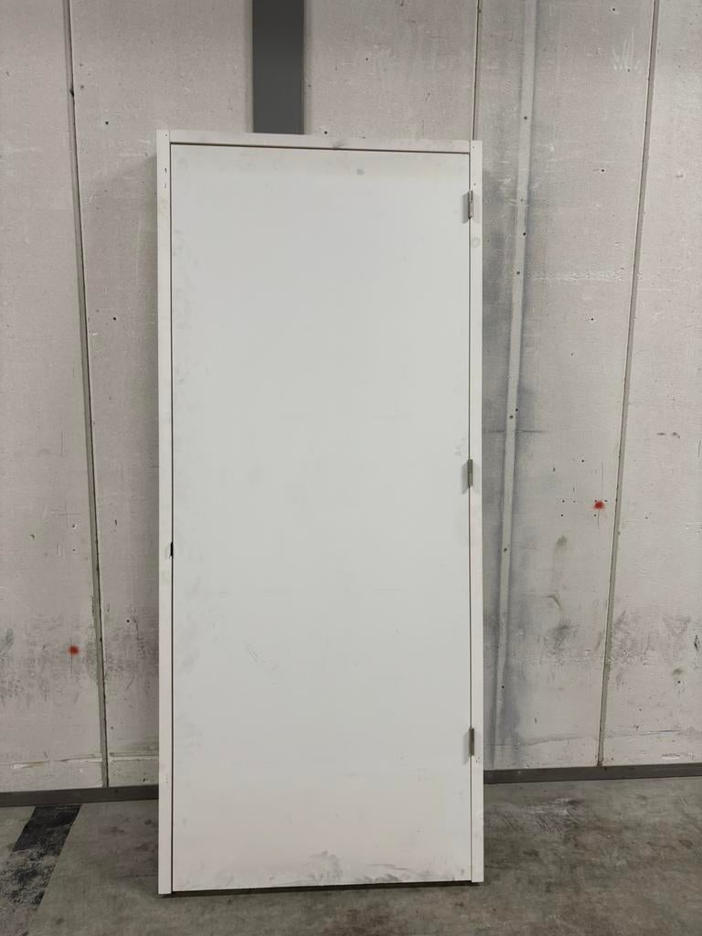Binnendeur met kozijn compleet stompe deur, Doe-het-zelf en Verbouw, Kozijnen en Schuifpuien, Deurkozijn, Zo goed als nieuw, Hout