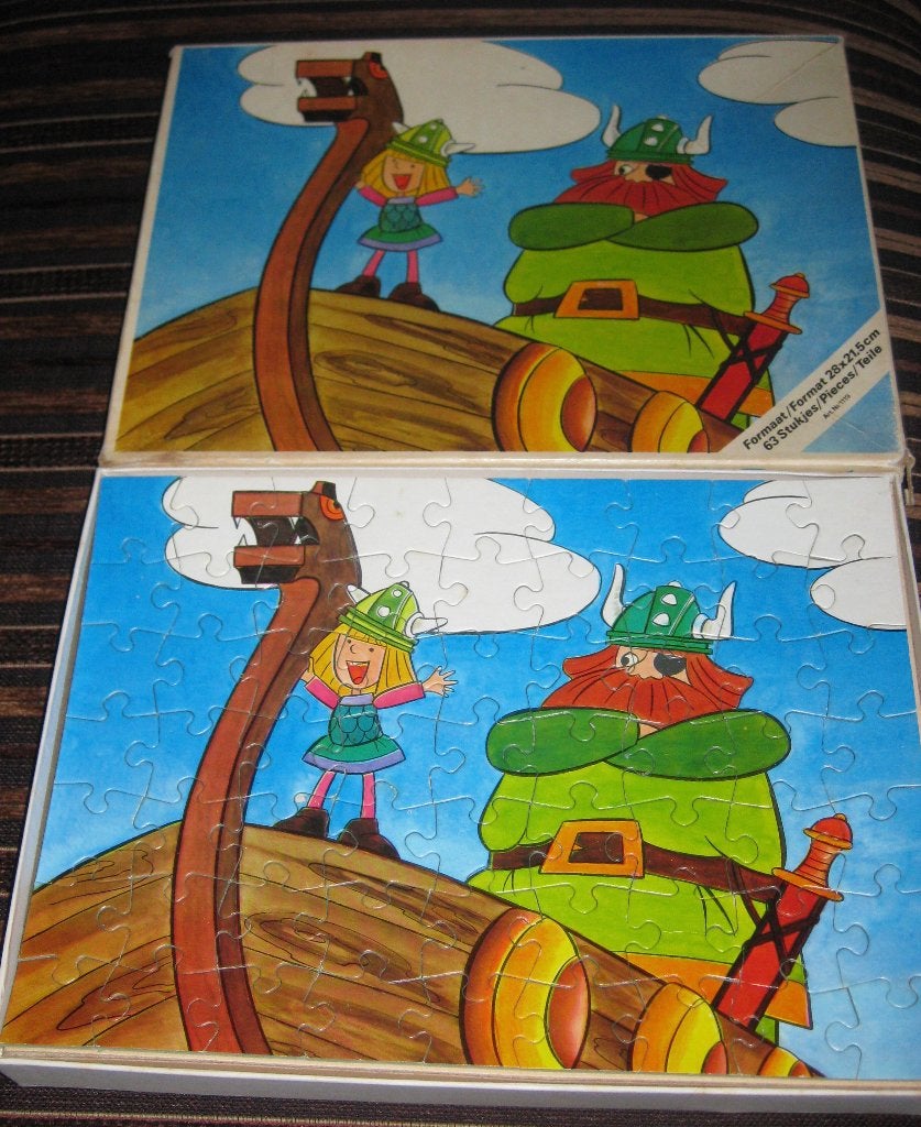 Wickie De Viking Jig Saw Puzzle 1975, Ophalen