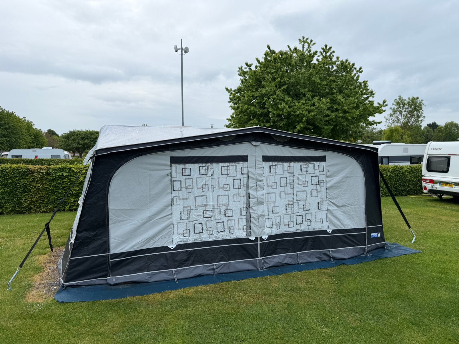 Obelink voortent maat 12, Caravans en Kamperen, Ophalen, Zo goed als nieuw