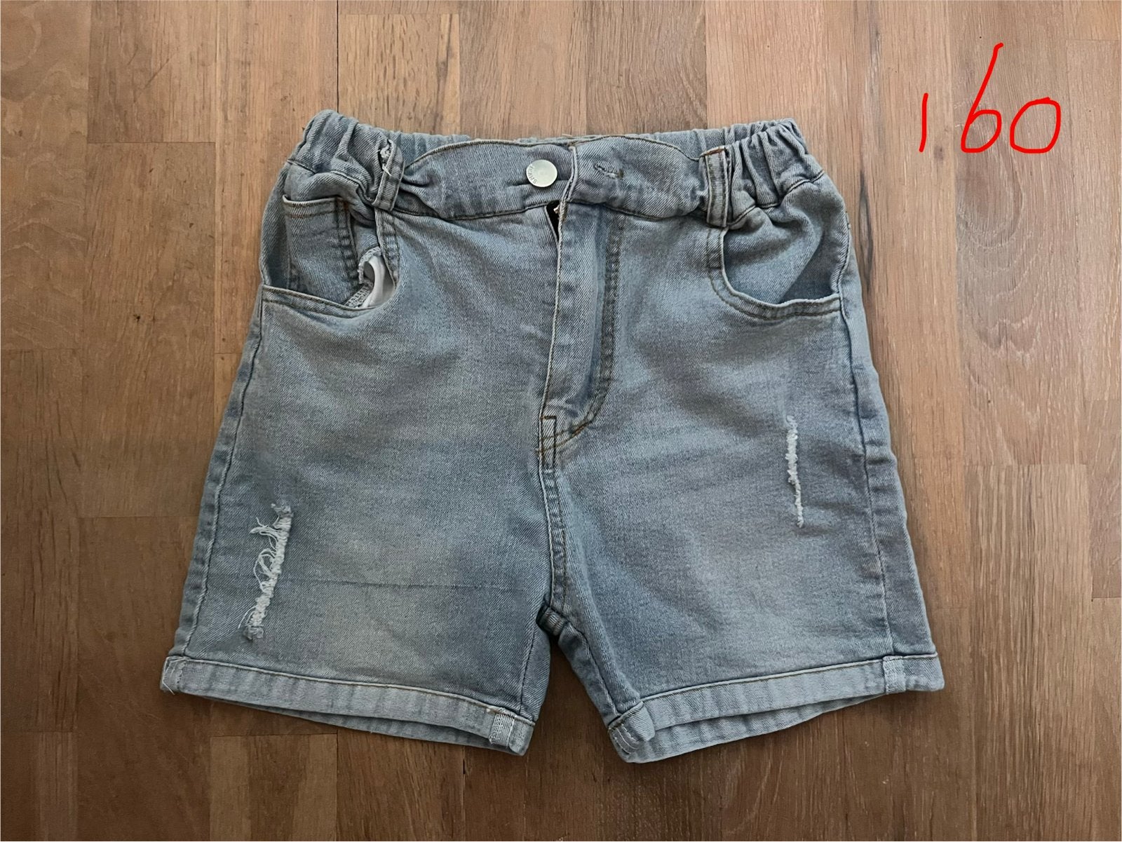 Leuke korte spijkerbroek maat 158/160, Kinderen en Baby's, Kinderkleding | Maat 158, Ophalen of Verzenden, Nieuw, Meisje, Broek