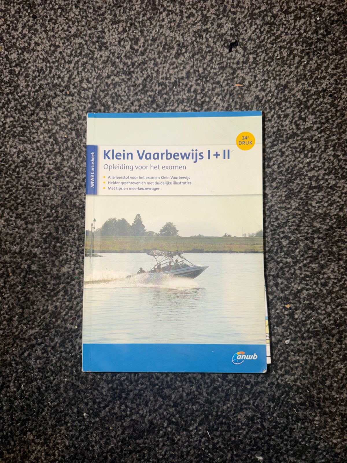 ANWB Cursusboek Klein Vaarbewijs I + II (24e druk), Boeken, Ophalen of Verzenden, Zo goed als nieuw, Overige niveaus