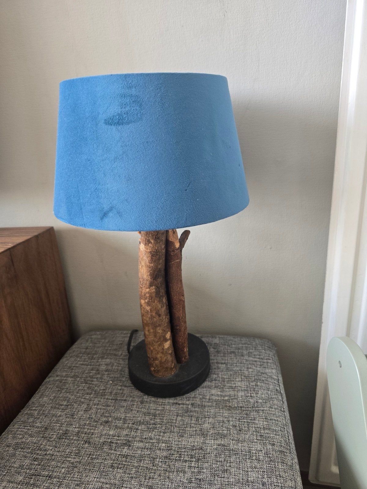 Twee lampen inclusief Philips Hue lichtbron, Philips Hue, Gebruikt, Hout, Sfeerlamp