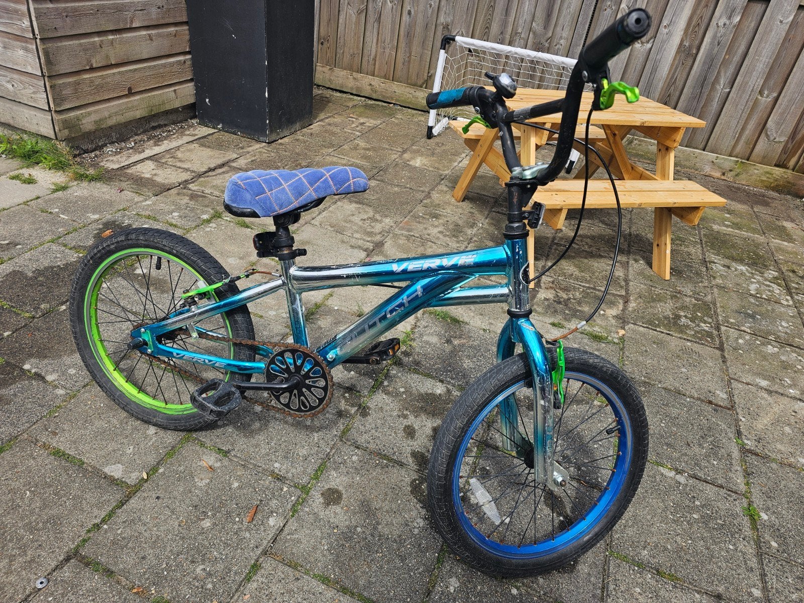 BMX 18 inch Glitch kinderfiets - Zo goed als nieuw, 16 tot 20 inch, Staal, Velgrem, Glitch