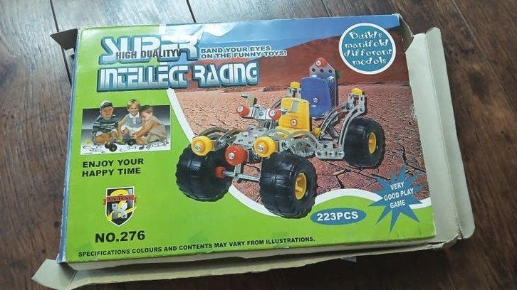 Metalen Constructie Speelgoed Set - 223 Stuks, Ophalen of Verzenden, Zo goed als nieuw, Overige merken