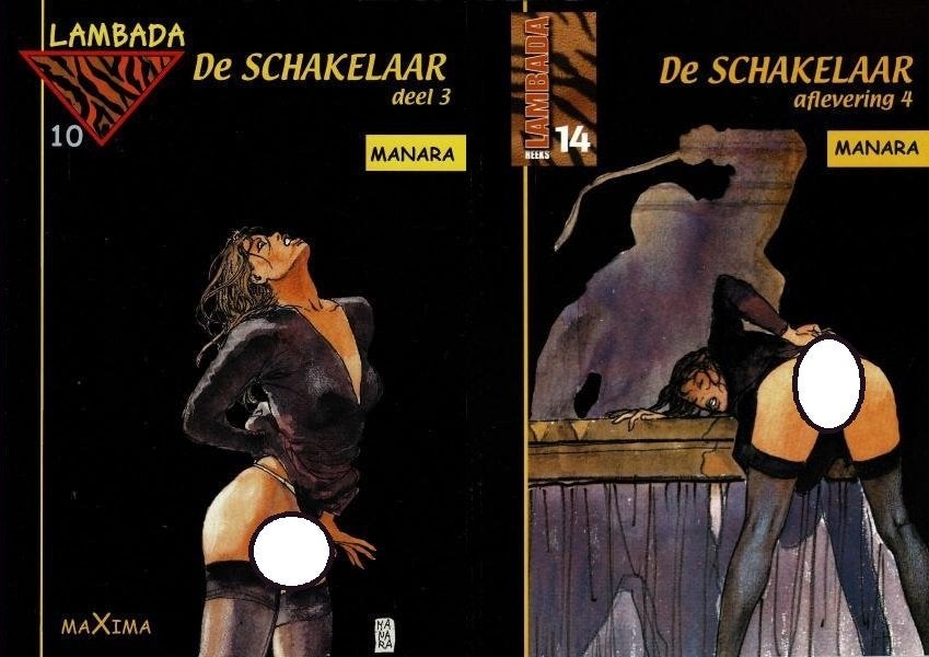 De schakelaar deel 3 + 4 (Milo Manara), Meerdere stripboeken, Ophalen, Nieuw