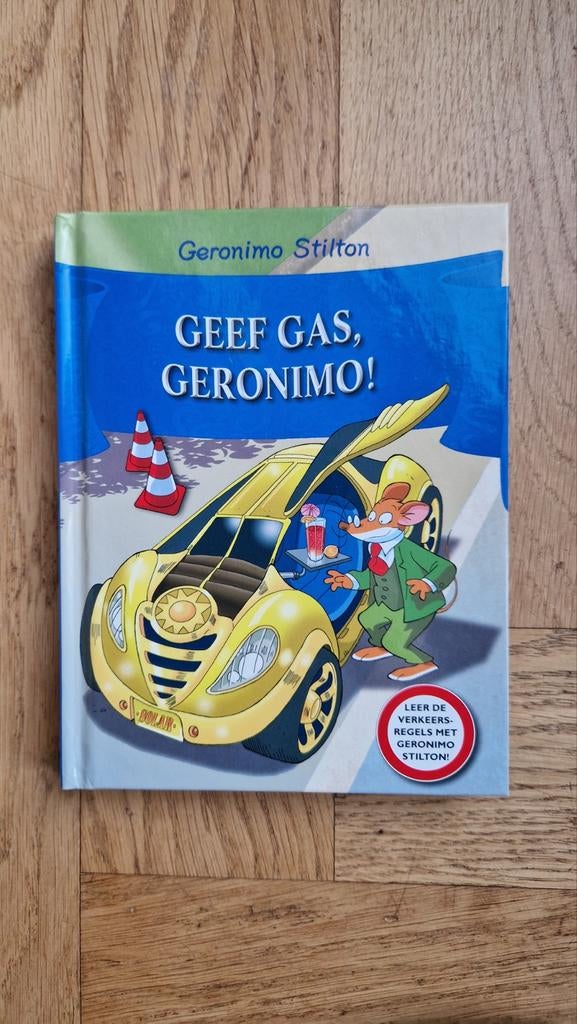 Geef gas, Geronimo!, Fictie algemeen, Geronimo Stilton, Ophalen of Verzenden, Zo goed als nieuw