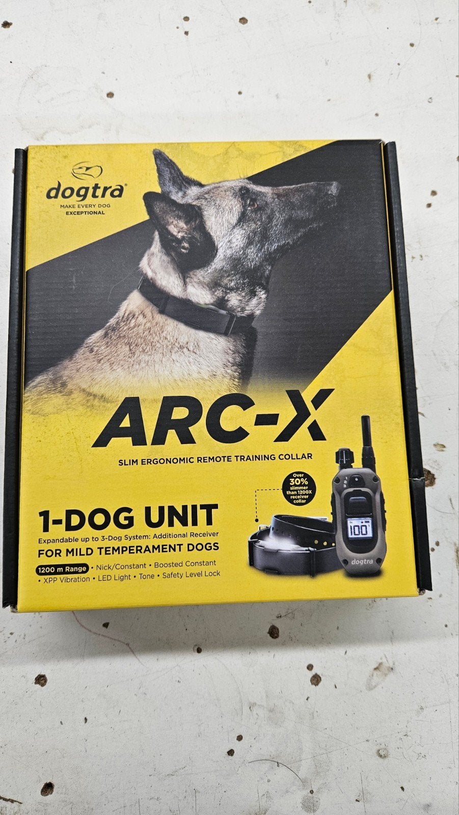 trainingshalsband dogtra arc-x, Dieren en Toebehoren, Ophalen of Verzenden, Zo goed als nieuw