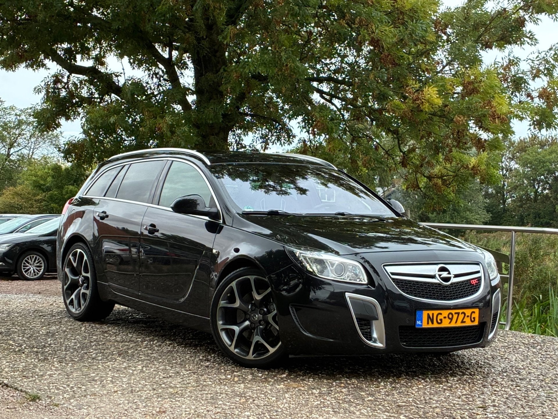 Opel Insignia Sports Tourer 2.8 V6 T OPC 4x4 | Leder Recaro, Auto's, Opel, Zwart, Zwart, Leder, Handgeschakeld