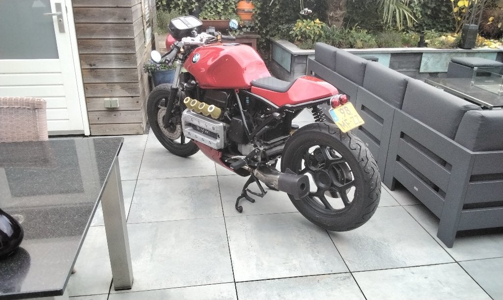 Caferacer  BMW  k100rs, Cardan-aandrijving, 4 cilinders, Gebruikt, Particulier