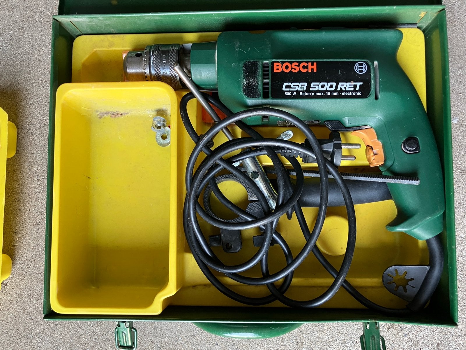 Bosch CSB 500 R&T Klopboormachine in Koffer, Ophalen, Gebruikt, Boor- en/of Breekhamer, Klopboormechanisme