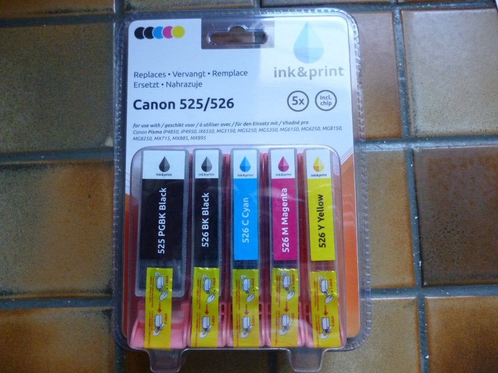 inktpatroon canon 525/526 NIEUW in verpakking 5 patronen, Computers en Software, Printerbenodigdheden, Ophalen of Verzenden, Nieuw