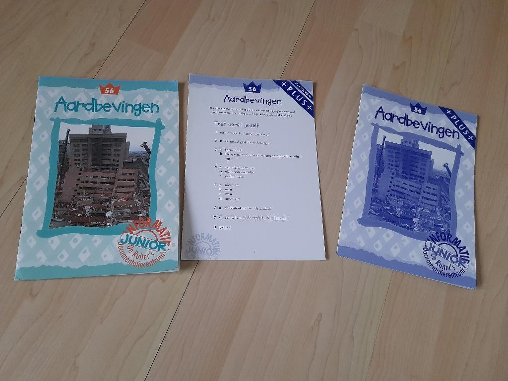 INFORMATIEBOEK 56 AARDBEVINGEN, Boeken, Ophalen of Verzenden, Zo goed als nieuw