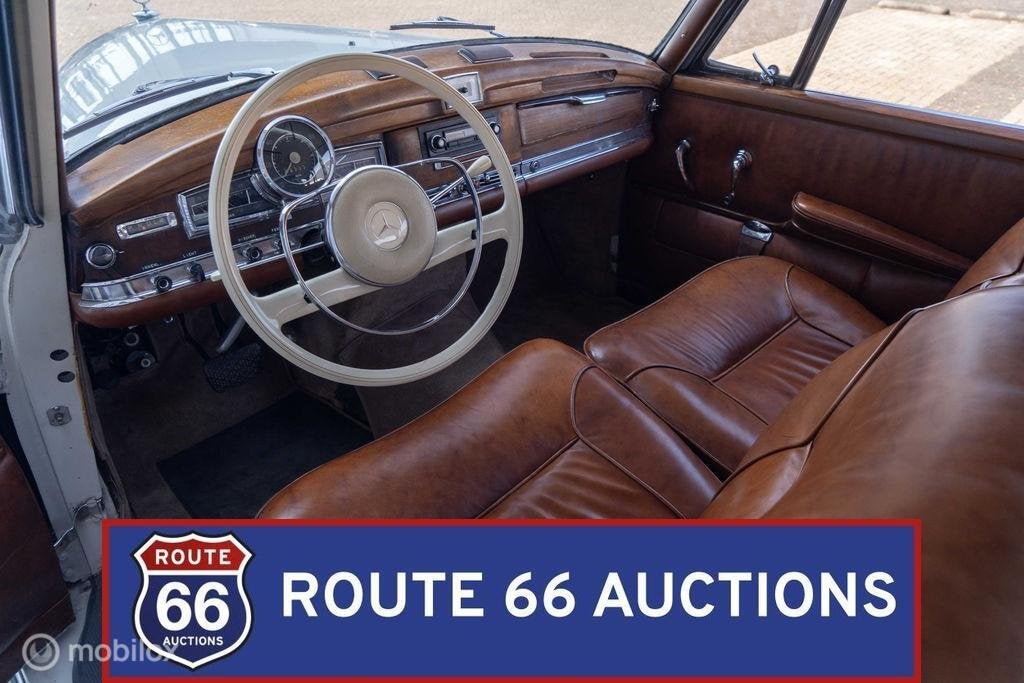 Mercedes-Benz 300 Adenauer | 1961 | Route 66 Auctions, Auto's, Overige carrosserieën, Zwart, Mercedes-Benz, Bedrijf
