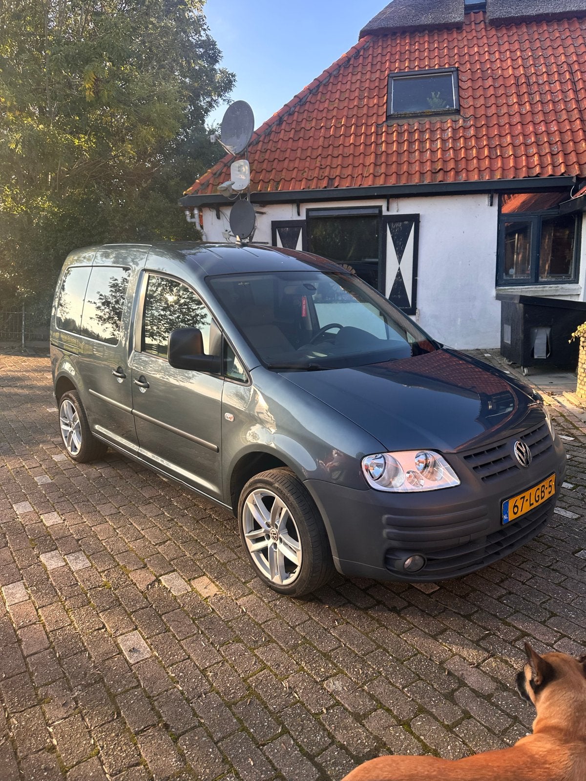 Volkswagen Caddy 1.4 16V Life 59KW Combi 2008 Grijs, Auto's, Stof, 4 cilinders, Volkswagen, 1200 kg