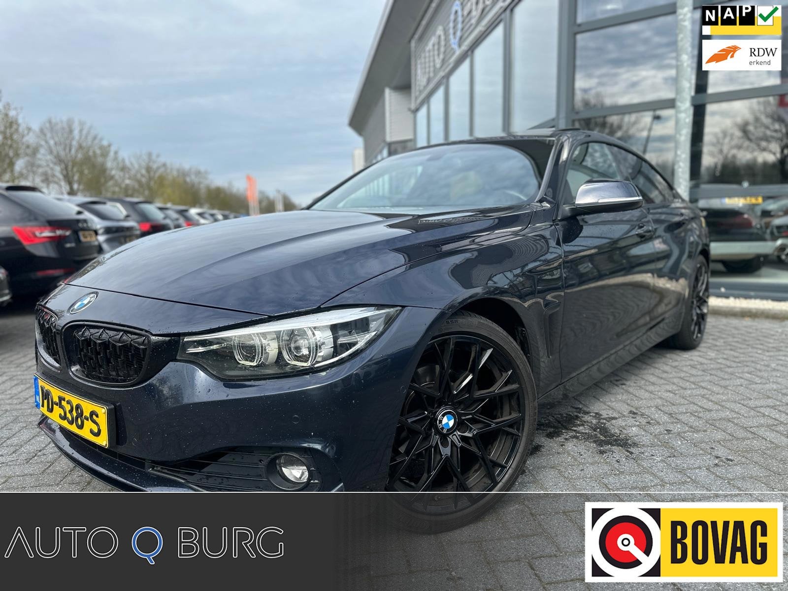 BMW 4-serie Gran Coupé 418i High Executive | Automaat | Pan, Automaat, Gebruikt, Euro 6, Blauw